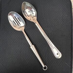 Progressive International S/S Slotted & Unbranded Perforated‎ Serving Spoon